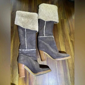 Michael Kors Knee-High Shearling boots